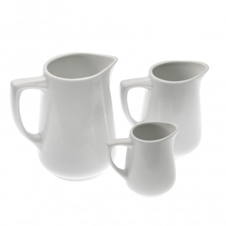 WHITE MILK JUG 480ML