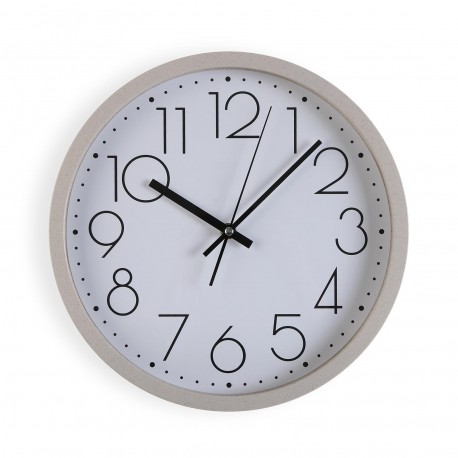 BEIGE ECO CLOCK 30CM