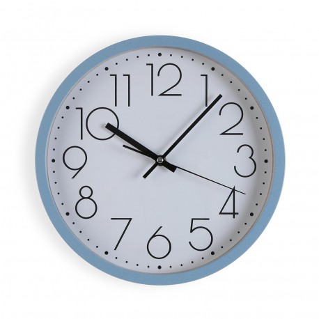 BLUE ECO CLOCK 30CM