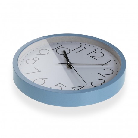 BLUE ECO CLOCK 30CM