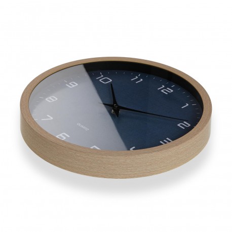 DARK BLUE ECO CLOCK 30CM