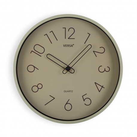 30CM TAUPE KITCHEN CLOCK