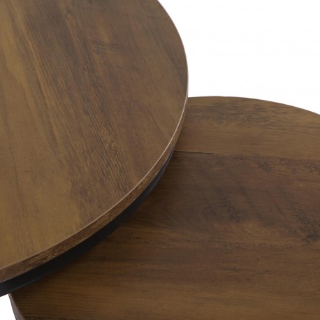 SET OF TWO SIDE TABLES