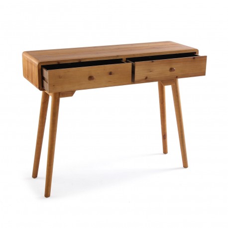 WOOD CONSOLE TABLE