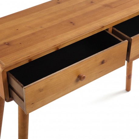 WOOD CONSOLE TABLE
