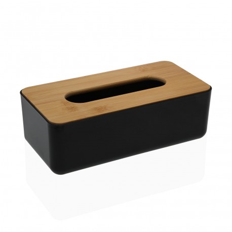 BLACK TISSUE BOX