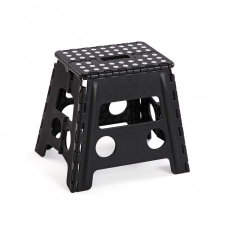 BLACK FOLDING STOOL