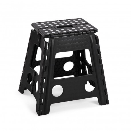 BLACK FOLDING STOOL