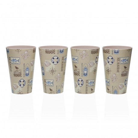 SET OF 4 SEASIDE GLASSES