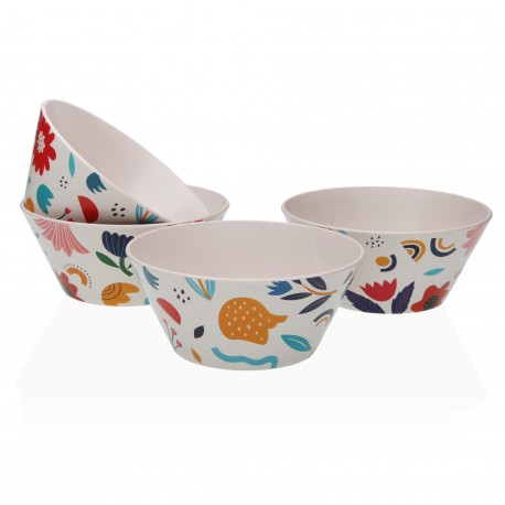 SET OF 4 SUNFLOWER BOWLS