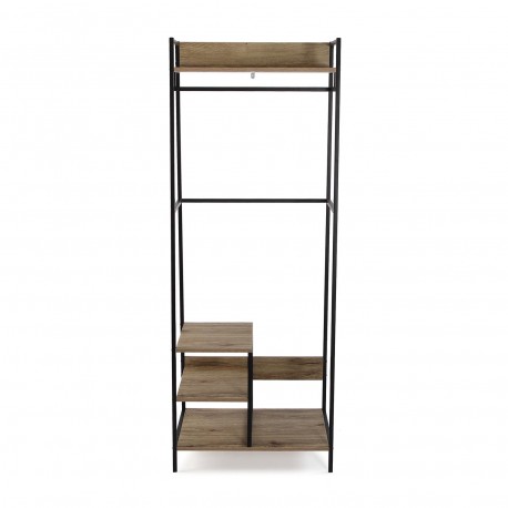 BOOKCASE WITH COAT RACK HOVDEN