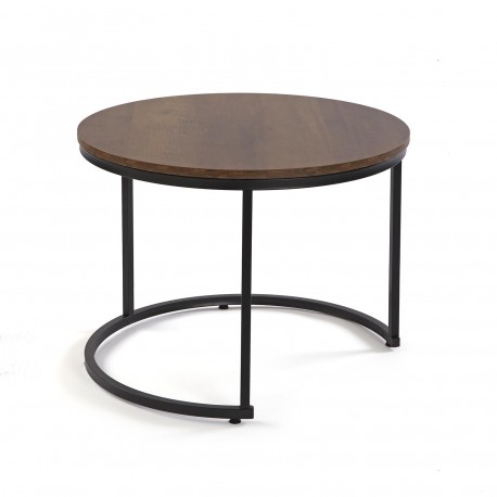 SET OF TWO SIDE TABLES