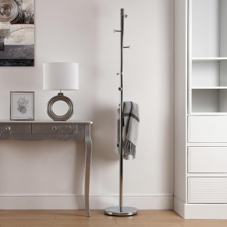 SILVER COAT RACK