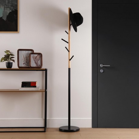 BLACK COAT RACK