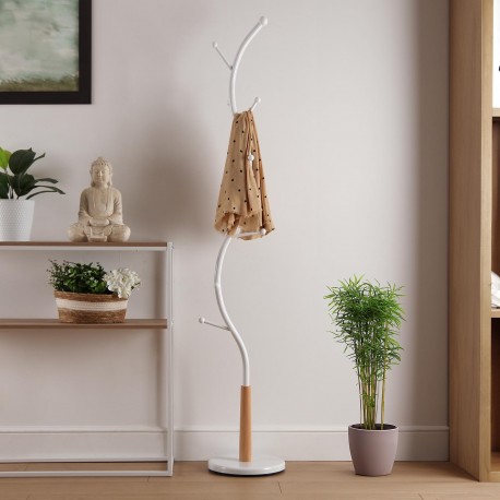 WHITE HAT-COAT RACK SISAK