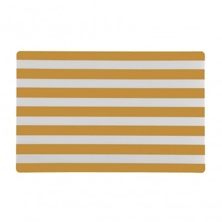 YELLOW STRIPED PLACEMAT