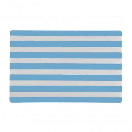LIGHT BLUE STRIPED PLACEMAT