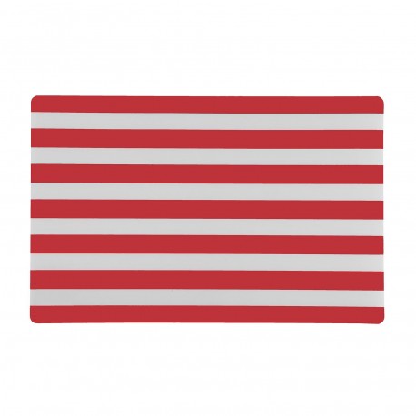 RED STRIPED PLACEMAT