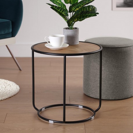 LIGHT GREY POUFFE AND TABLE