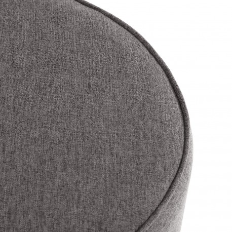 DARK GREY POUFFE AND TABLE