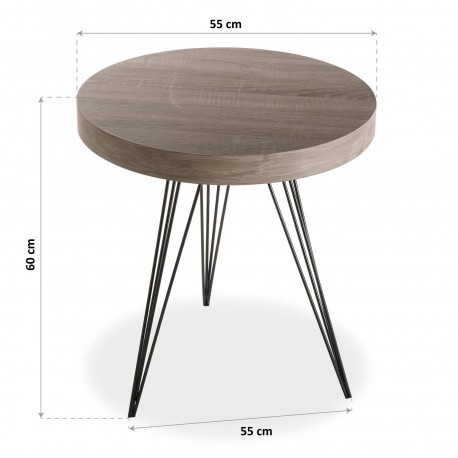 SIDE TABLE OAK FONTANA