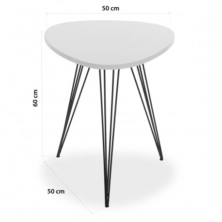 SIDE TABLE WHITE SEATLE