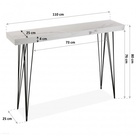 CONSOLE TABLE MARBLE DALLAS