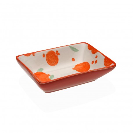 RECTANGULAR ORANGE PLATTER