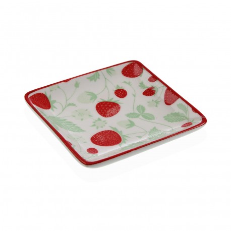 SQUARE STRAWBERRY PLATTER