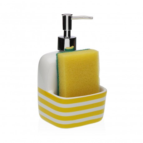 YELLOW STRIPED DISPENSER