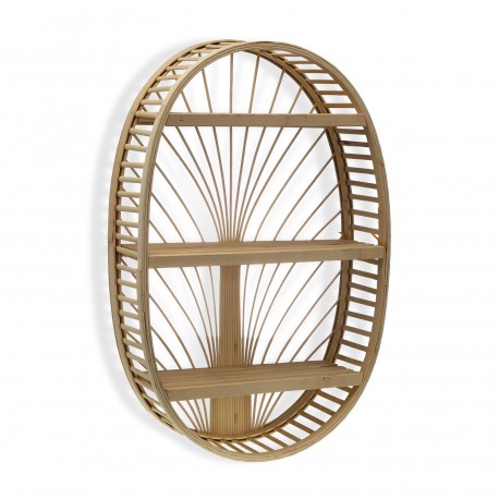 OVAL BAMBOO SHELF