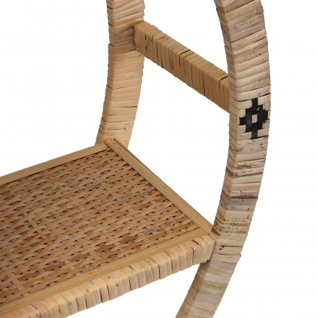 ROUND RATTAN SHELF