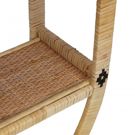 OVAL RATTAN SHELF
