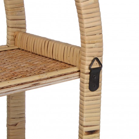 OVAL RATTAN SHELF