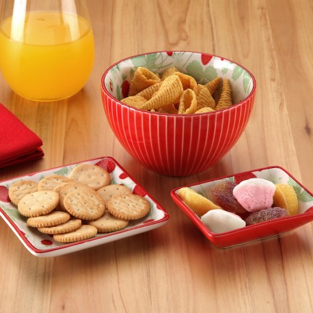 RECTANGULAR STRAWBERRY PLATTER