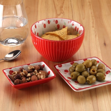 SQUARE CHERRY PLATTER
