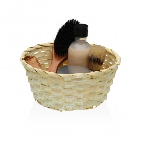 YELLOW ROUND BASKET 23CM