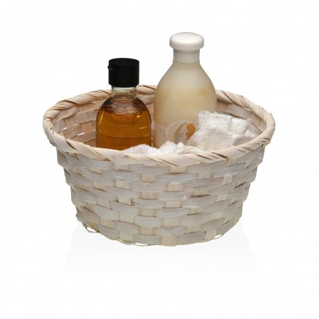 NATURAL ROUND BASKET 23CM