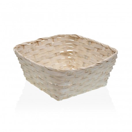 NATURAL SQUARE BASKET 20CM