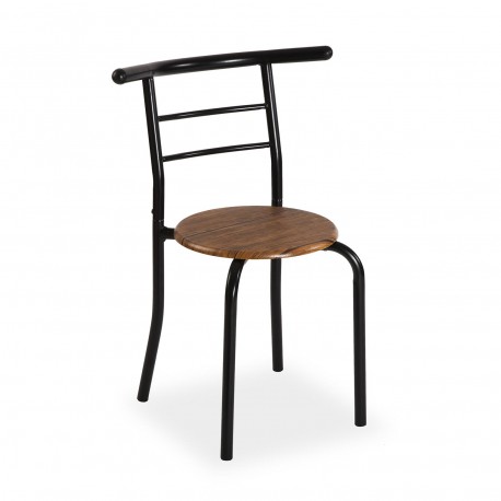 TABLE SET/2 CHAIR BLACK