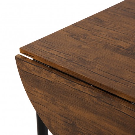 TABLE SET/2 CHAIR BLACK
