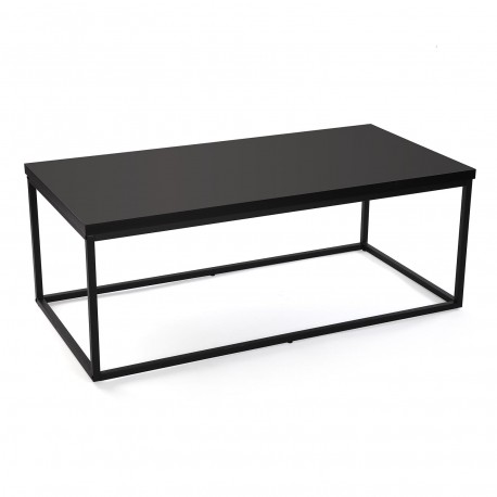 BLACK METAL COFFEE TABLE