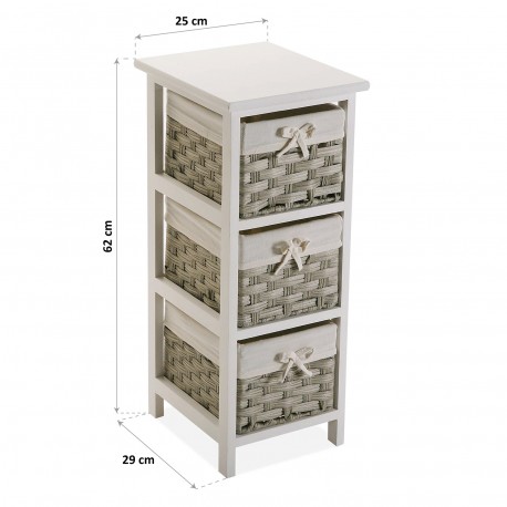 CHEST OF 3 DRAWERS POMPEI