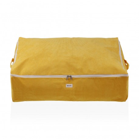 XL YELLOW CORDUROY STORAGE BOX