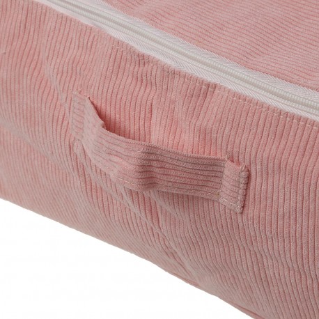 XL PINK CORDUROY STORAGE BOX