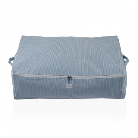 XL BLUE CORDUROY STORAGE BOX