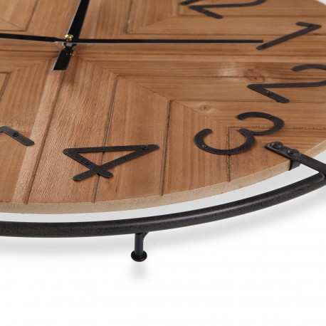 WOOD WALL CLOCK 60CM