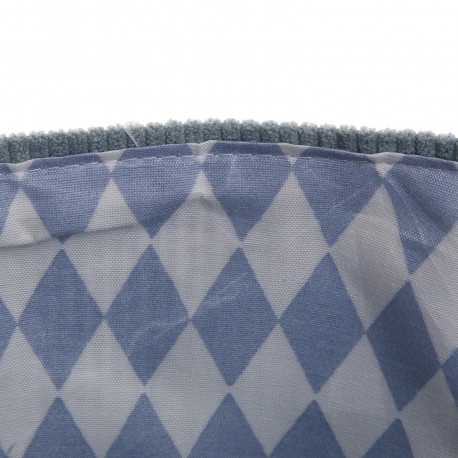 BLUE CORDUROY BAG