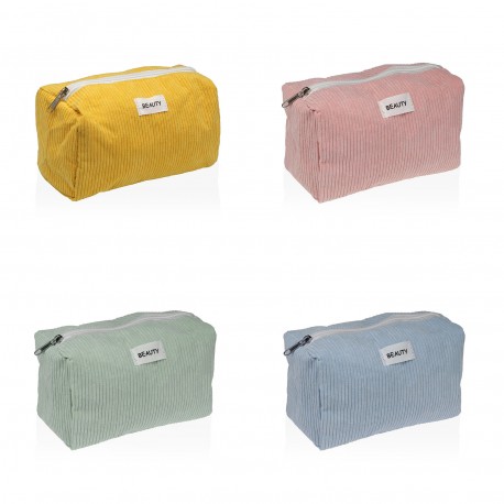 YELLOW CORDUROY VANITY CASE