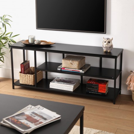 BLACK METAL TV UNIT